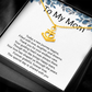Bride's Mother Anchor Pendant Necklace – Meaningful Wedding Gift for Mum