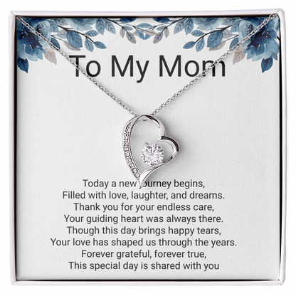 Mother of the Groom Gift Forever Love Necklace – Meaningful Wedding Day Jewellery Gift