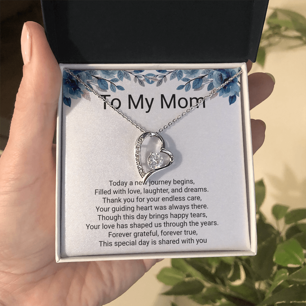 Mother of the Groom Gift Forever Love Necklace – Meaningful Wedding Day Jewellery Gift