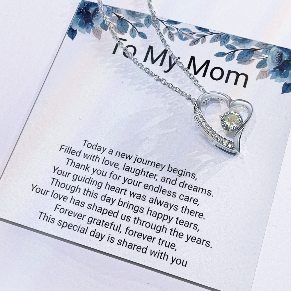 Mother of the Bride Gift Forever Love Necklace – Meaningful Wedding Day Jewellery Gift