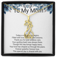 Mother of the Bride Gift Giraffe Sparkling Cubic Zirconia Necklace | Wedding Thank You Jewellery