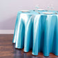 Elegant 145 cm Satin Round Tablecloth – Ideal for Weddings & Events